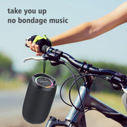 Zealot S49 Outdoor Portable Wireless Bluetooth Speaker with RGB Light(Black)