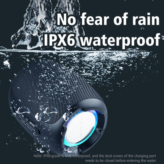 Zealot S53 IPX6 Water-resistant Portable Colorful Wireless Bluetooth Speaker(Blue)