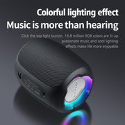 Zealot S53 IPX6 Water-resistant Portable Colorful Wireless Bluetooth Speaker(Red)