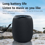 Zealot S53 IPX6 Water-resistant Portable Colorful Wireless Bluetooth Speaker(Black)