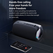 Zealot S61 IPX6 Water-resistant Portable Wireless Bluetooth Speaker(Black)