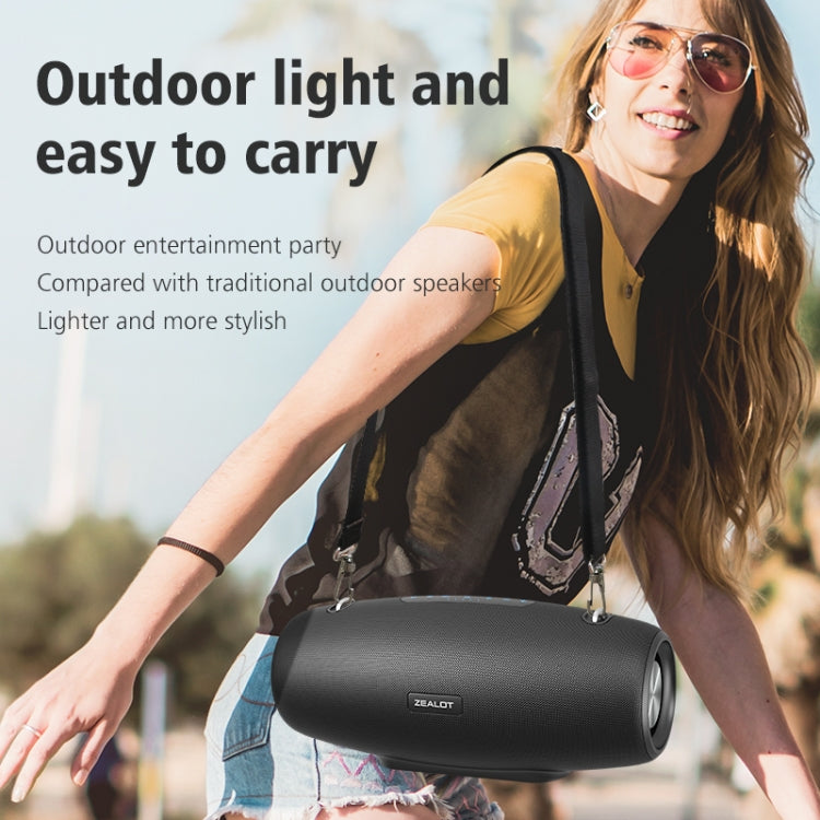 Zealot S67 60W High Power Portable Wireless Bluetooth Speaker(Black) - free shipping - PMC Jewellery - Order now!
