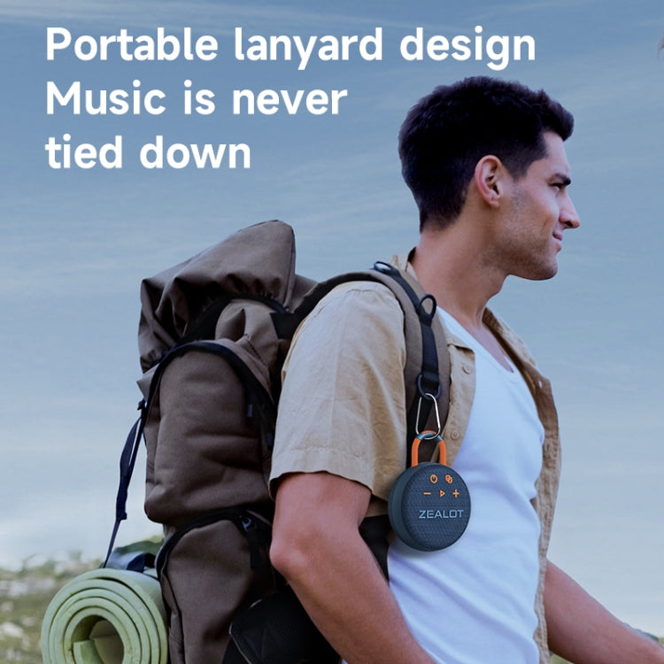 Zealot S77 IPX7 Waterproof Portable Wireless Bluetooth Speaker(Black) - free shipping - PMC Jewellery - Order now!