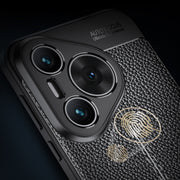 For Huawei Pura 70 Litchi Texture TPU Shockproof Phone Case(Black)