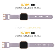 For Apple Watch Ultra 49mm Pin Buckle Silicone Watch Band(Baby Purple)