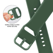 For Apple Watch SE 2022 44mm Pin Buckle Silicone Watch Band(Clover)