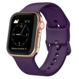 For Apple Watch SE 2022 44mm Pin Buckle Silicone Watch Band(Dark Purple) - free shipping - PMC TechLife - Order now!