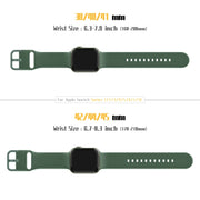 For Apple Watch SE 40mm Pin Buckle Silicone Watch Band(Clover)