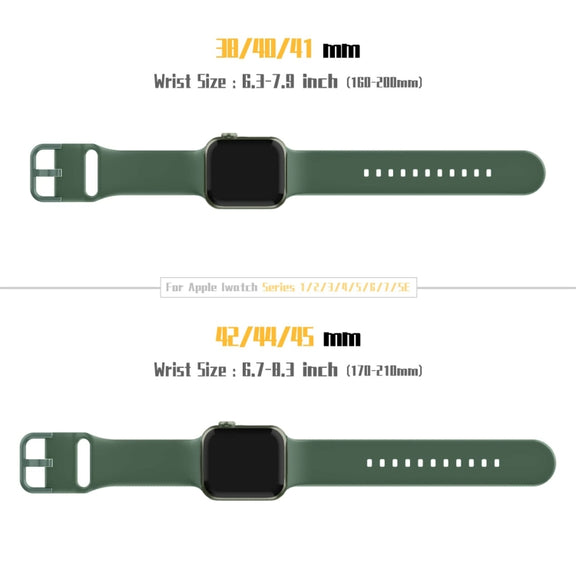 For Apple Watch SE 40mm Pin Buckle Silicone Watch Band(Clover)