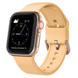 For Apple Watch Series 6 40mm Pin Buckle Silicone Watch Band(Light Orange) - free shipping - PMC TechLife - Order now!
