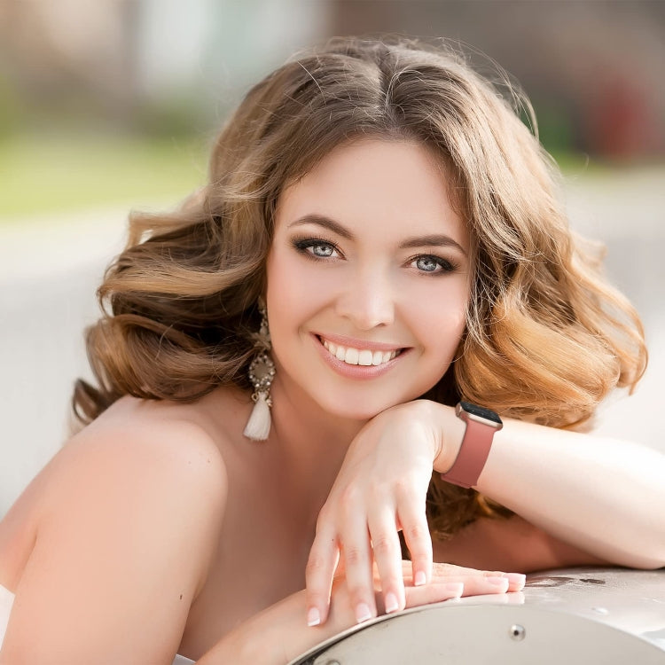 For Apple Watch Series 3 42mm Pin Buckle Silicone Watch Band(Coral) - free shipping - PMC TechLife - Order now!