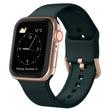 For Apple Watch 42mm Pin Buckle Silicone Watch Band(Dark Green) - free shipping - PMC TechLife - Order now!