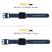 For Apple Watch Ultra 2 49mm Pin Buckle Silicone Watch Band(Abyss Blue)