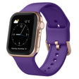 For Apple Watch SE 2023 40mm Pin Buckle Silicone Watch Band(Purple) - free shipping - PMC TechLife - Order now!