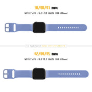 For Apple Watch SE 2023 40mm Pin Buckle Silicone Watch Band(Cyan Blue)