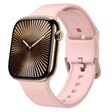 For Apple Watch Series 10 46mm Pin Buckle Silicone Watch Band(Pink) - free shipping - PMC TechLife - Order now!