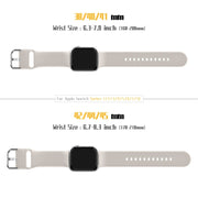 For Apple Watch Series 10 46mm Pin Buckle Silicone Watch Band(Starlight)