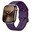 For Apple Watch Series 10 42mm Pin Buckle Silicone Watch Band(Dark Purple) - free shipping - PMC TechLife - Order now!
