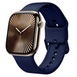 For Apple Watch Series 10 42mm Pin Buckle Silicone Watch Band(Midnight Blue) - free shipping - PMC TechLife - Order now!