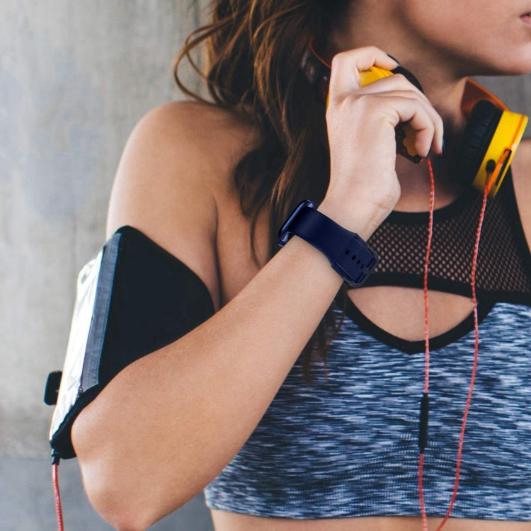 For Apple Watch Series 10 42mm Pin Buckle Silicone Watch Band(Midnight Blue) - free shipping - PMC TechLife - Order now!