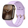 For Apple Watch Series 10 42mm Pin Buckle Silicone Watch Band(Lavender) - free shipping - PMC TechLife - Order now!