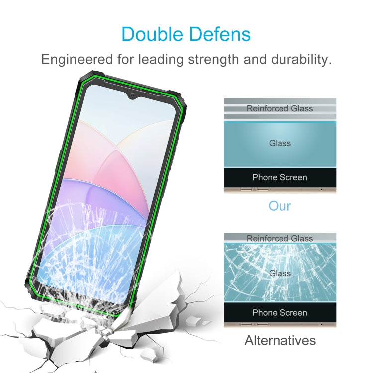 For Blackview BV6200 50pcs 0.26mm 9H 2.5D Tempered Glass Film