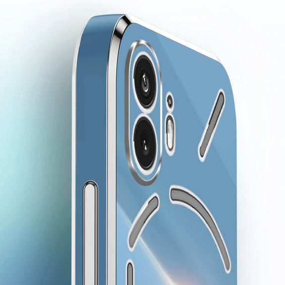 For Nothing Phone 2 XINLI Straight Edge 6D Electroplate TPU Phone Case(Mint Green)