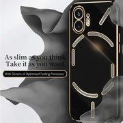 For Nothing Phone 2 XINLI Straight Edge 6D Electroplate TPU Phone Case(Mint Green)