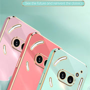 For Nothing Phone 2A XINLI Straight Edge 6D Electroplate TPU Phone Case(Hawthorn Red)