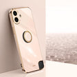 For Nothing CMF Phone 1 XINLI Straight Edge 6D Electroplate TPU Phone Case with Ring Holder(Pink) - More Brand by XINLI | Online Shopping South Africa | PMC TechLife | Buy Now Pay Later Mobicred