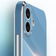 For Nothing CMF Phone 1 XINLI Straight Edge 6D Electroplate TPU Phone Case with Ring Holder(Mint Green)