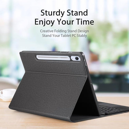 For Samsung Galaxy Tab S10 FE+ DUX DUCIS TK Series Wireless Bluetooth Keyboard Tablet Case(Black) - free shipping - PMC Jewellery - Order now!