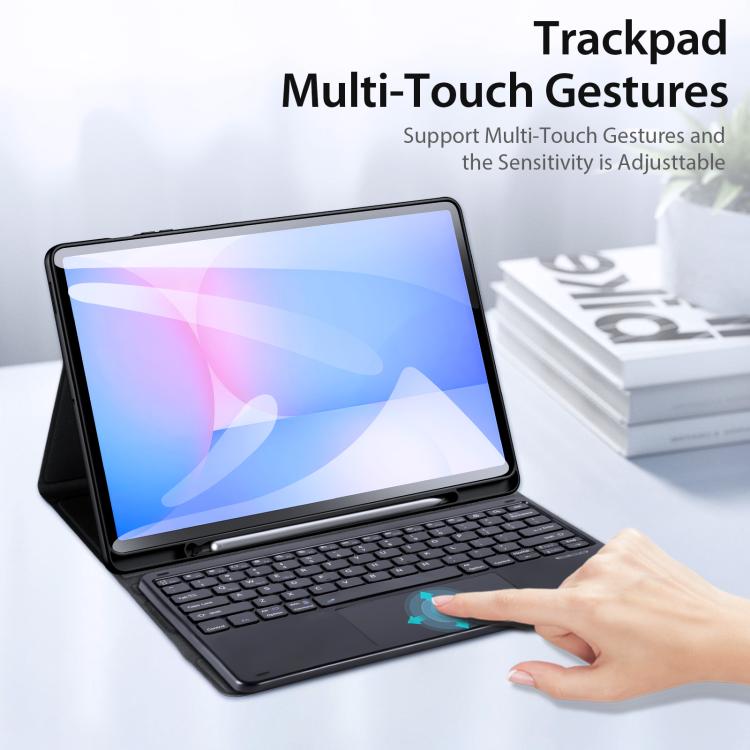 For Samsung Galaxy Tab S10 FE+ DUX DUCIS TK Series Wireless Bluetooth Keyboard Tablet Case(Black) - free shipping - PMC Jewellery - Order now!