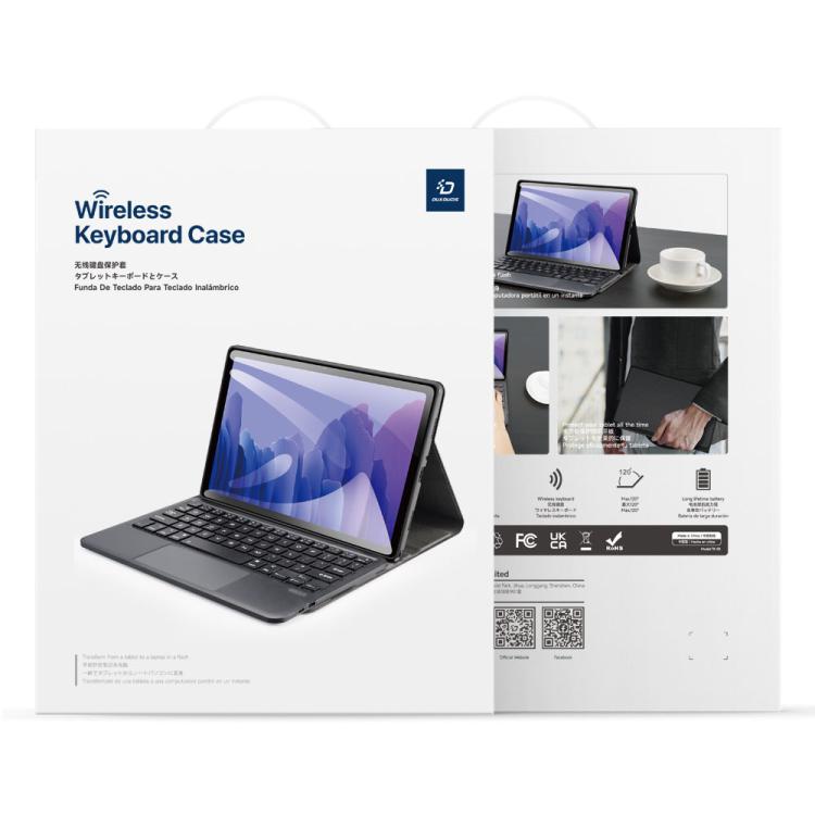 For Samsung Galaxy Tab S10 FE+ DUX DUCIS TK Series Wireless Bluetooth Keyboard Tablet Case(Black) - free shipping - PMC Jewellery - Order now!