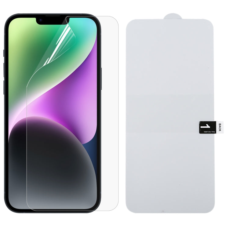 For iPhone 15 Full Screen Protector Explosion-proof Hydrogel Film - iPhone 15 Tempered Glass by PMC TechLife | Online Shopping South Africa | PMC TechLife
