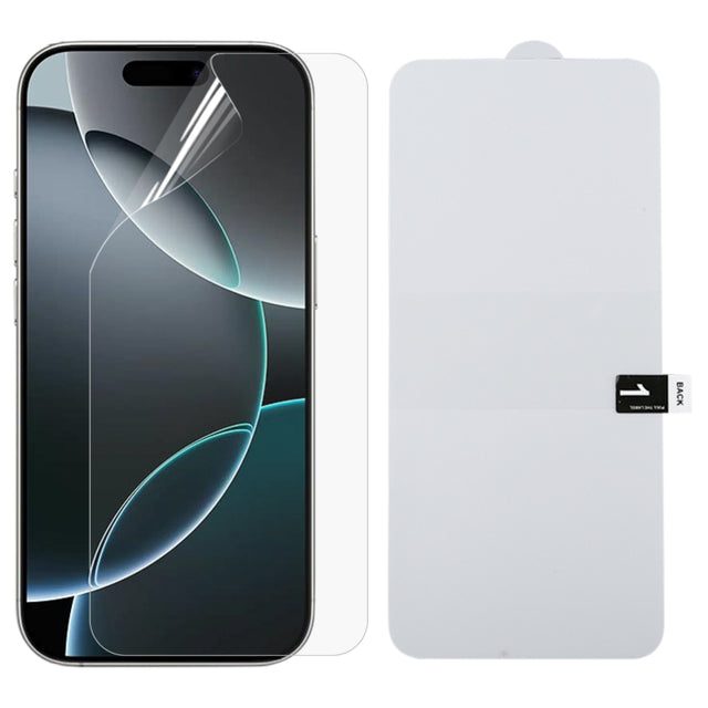 For iPhone 16 Pro Full Screen Protector Explosion-proof Hydrogel Film