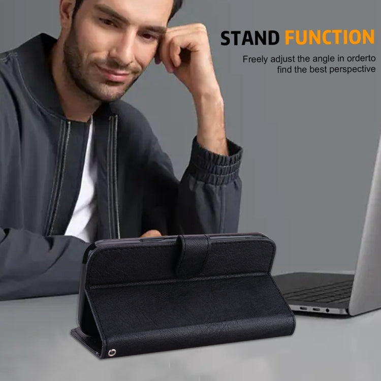 For Google Pixel 9 Pro Skin Feeling Oil Leather Texture PU + TPU Phone Case(Black) - Google Cases by PMC TechLife | Online Shopping South Africa | PMC TechLife | Buy Now Pay Later Mobicred