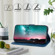 For Google Pixel 9 Pro Skin Feeling Oil Leather Texture PU + TPU Phone Case(Dark Blue)