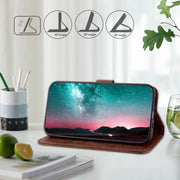 For Google Pixel 9 Pro Skin Feeling Oil Leather Texture PU + TPU Phone Case(Brown)