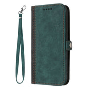 For Huawei Pura 70 Pro/70 Pro+ Side Buckle Double Fold Hand Strap Leather Phone Case(Dark Green)