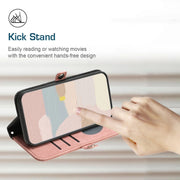 For Huawei Pura 70 Pro / Pura 70 Pro+ Side Buckle Double Fold Hand Strap Leather Phone Case(Pink)