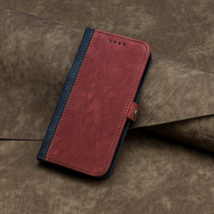 For Motorola Moto G Power 5G 2024 Side Buckle Double Fold Hand Strap Leather Phone Case(Red) - Motorola Cases by PMC Jewellery | Online Shopping South Africa | PMC Jewellery | Buy Now Pay Later Mobicred