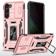 For Samsung Galaxy S24+ 5G Armor PC + TPU Camera Shield Phone Case(Rose Gold) - Galaxy S24+ 5G Cases by PMC TechLife | Online Shopping South Africa | PMC TechLife