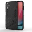 For Samsung Galaxy A25 5G Punk Armor 2 in 1 PC + TPU Shockproof Phone Case with Invisible Holder(Black) - Galaxy Phone Cases by PMC TechLife | Online Shopping South Africa | PMC TechLife