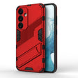For Samsung Galaxy S24 5G Punk Armor 2 in 1 PC + TPU Shockproof Phone Case with Invisible Holder(Red) - Galaxy S24 5G Cases by PMC TechLife | Online Shopping South Africa | PMC TechLife | Buy Now Pay Later Mobicred