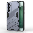 For Samsung Galaxy S24+ 5G Punk Armor 2 in 1 PC + TPU Shockproof Phone Case with Invisible Holder(Grey) - Galaxy S24+ 5G Cases by PMC TechLife | Online Shopping South Africa | PMC TechLife