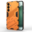 For Samsung Galaxy S24+ 5G Punk Armor 2 in 1 PC + TPU Shockproof Phone Case with Invisible Holder(Orange) - Galaxy S24+ 5G Cases by PMC TechLife | Online Shopping South Africa | PMC TechLife | Buy Now Pay Later Mobicred