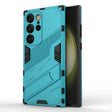 For Samsung Galaxy S24 Ultra 5G Punk Armor 2 in 1 PC + TPU Shockproof Phone Case with Invisible Holder(Blue) - Galaxy S24 Ultra 5G Cases by PMC TechLife | Online Shopping South Africa | PMC TechLife