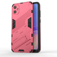 For Samsung Galaxy A05 4G Punk Armor 2 in 1 PC + TPU Shockproof Phone Case with Invisible Holder(Light Red) - Galaxy Phone Cases by PMC TechLife | Online Shopping South Africa | PMC TechLife