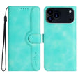 For iPhone 17 Pro Heart Pattern Skin Feel Leather Phone Case(Light Blue) - free shipping - PMc TechLife - Order now!